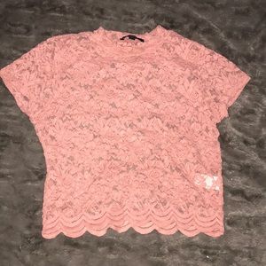 Pink crop top